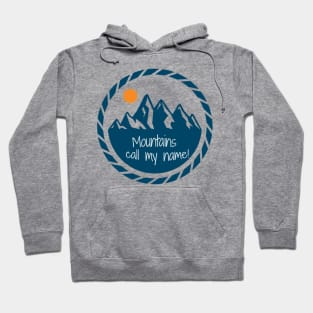 Cool mountain design for hikers and climbers Hoodie